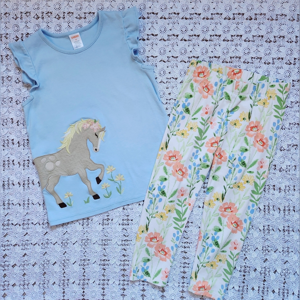 Gymboree "Prairie Fields" horse outfit